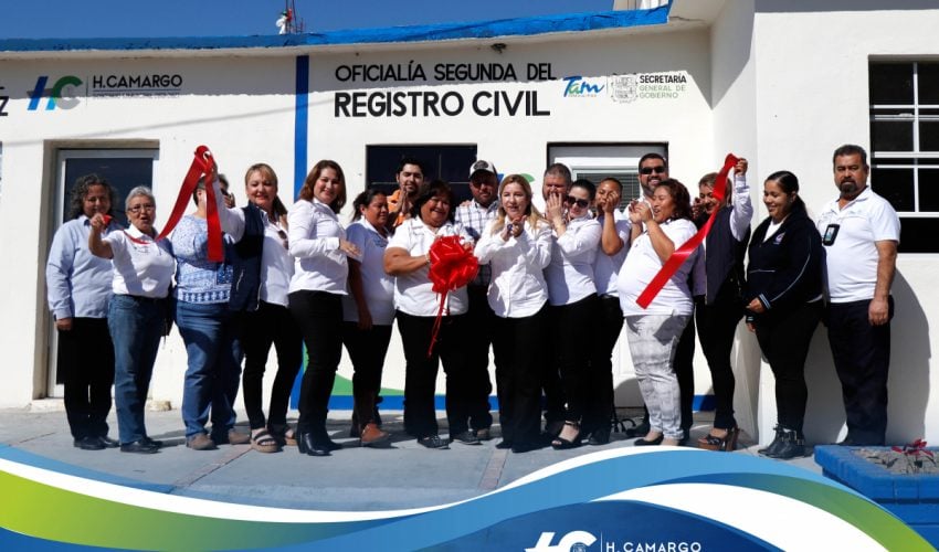 INAUGURAN NUEVA OFICINA DEL REGISTRO CIVIL EN POB. COMALES.