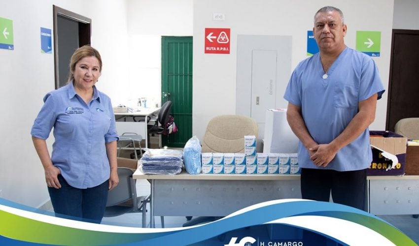 NUEVAMENTE SE APOYA A CENTROS DE SALUD CON INSUMOS PARA PROTECCIÓN ANTE PANDEMIA